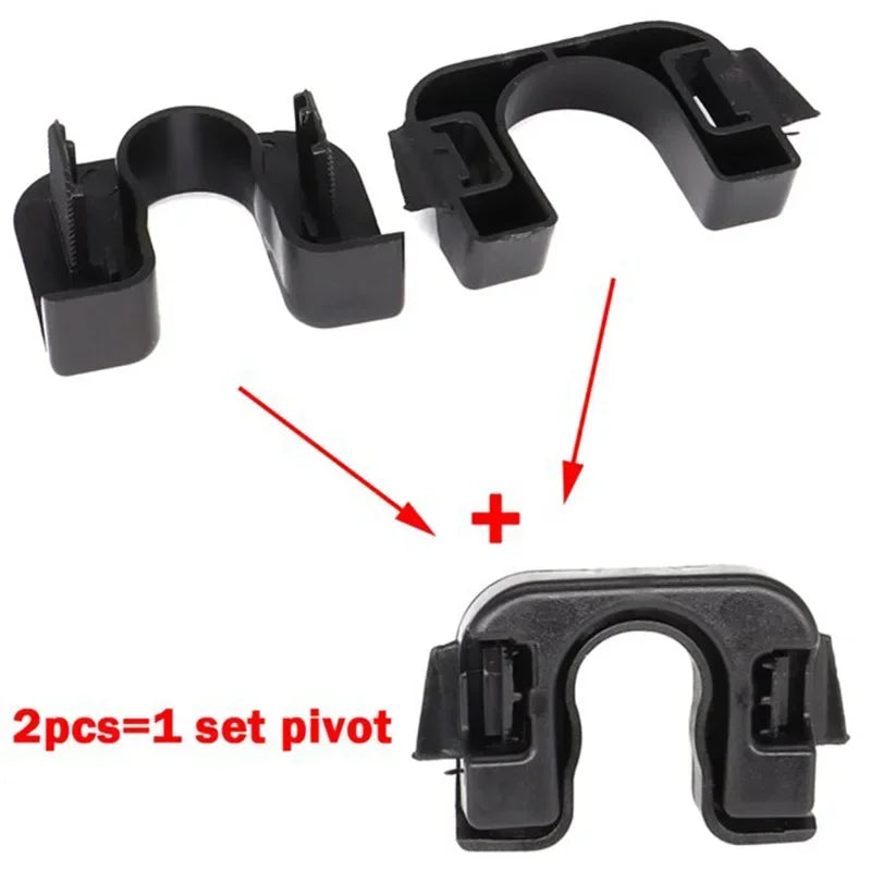 For Ford Focus MK3 3 Mondeo MK4 Fiesta MK7 MK8 B-Max C-max Rear Boot Trunk Load Cover Parcel Shelf Clips Pivot Bracket Mount Oasis Select