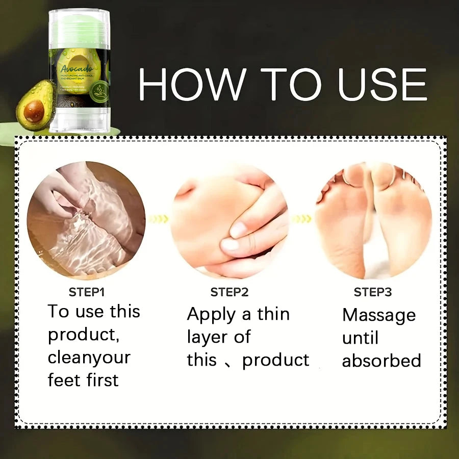 Avocado Crack Cream – Moisturizing Hand & Foot Repair Hand & Foot Cream Oasis Select