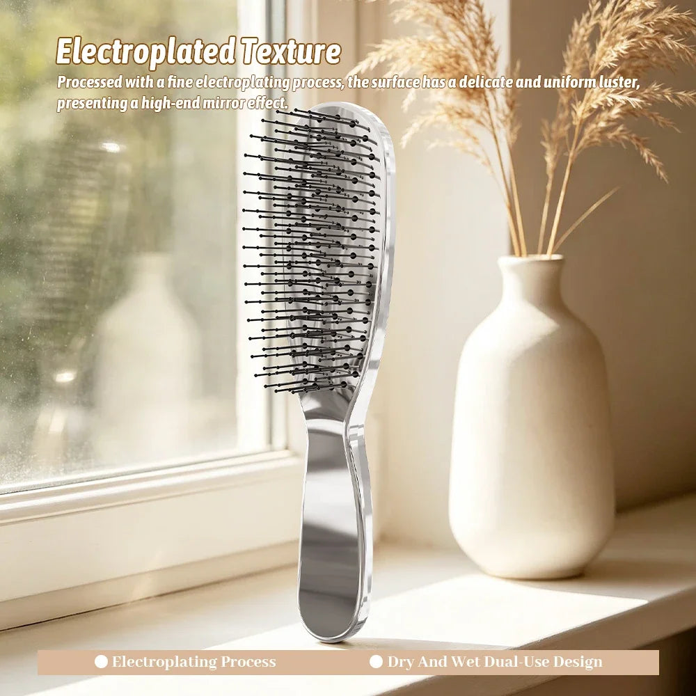 Rose Gold Scalp Massage Brush – Detangling Shampoo Comb Scalp Massage Brush Oasis Select