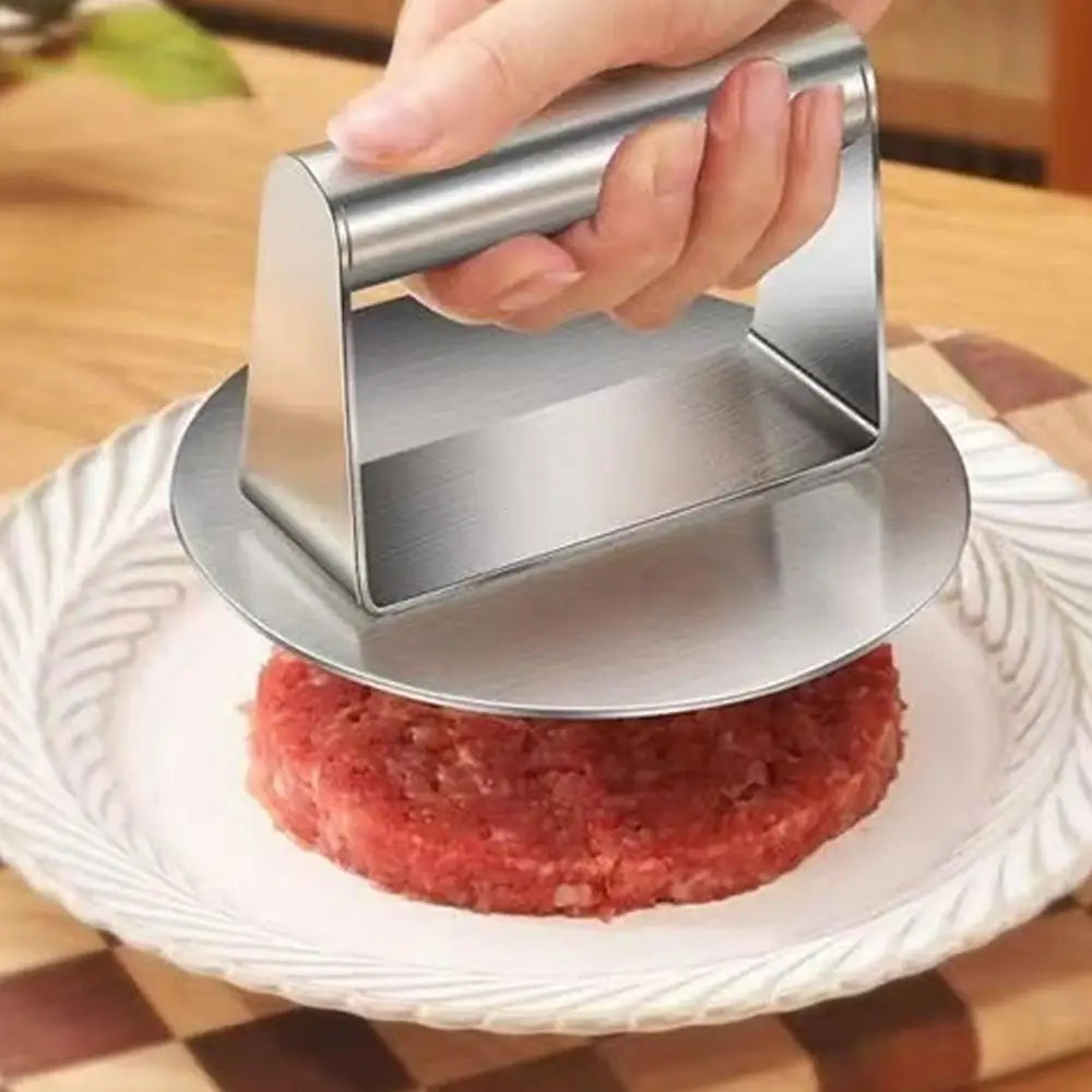 Hamburger Press Maker Stainless Steel Non-Stick Circular Square Burger Kitchen Tool Meat Press Oasis Select