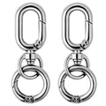10-Pack Zinc Alloy Swivel Clasp Clips – Spring Snap Hook Lanyard