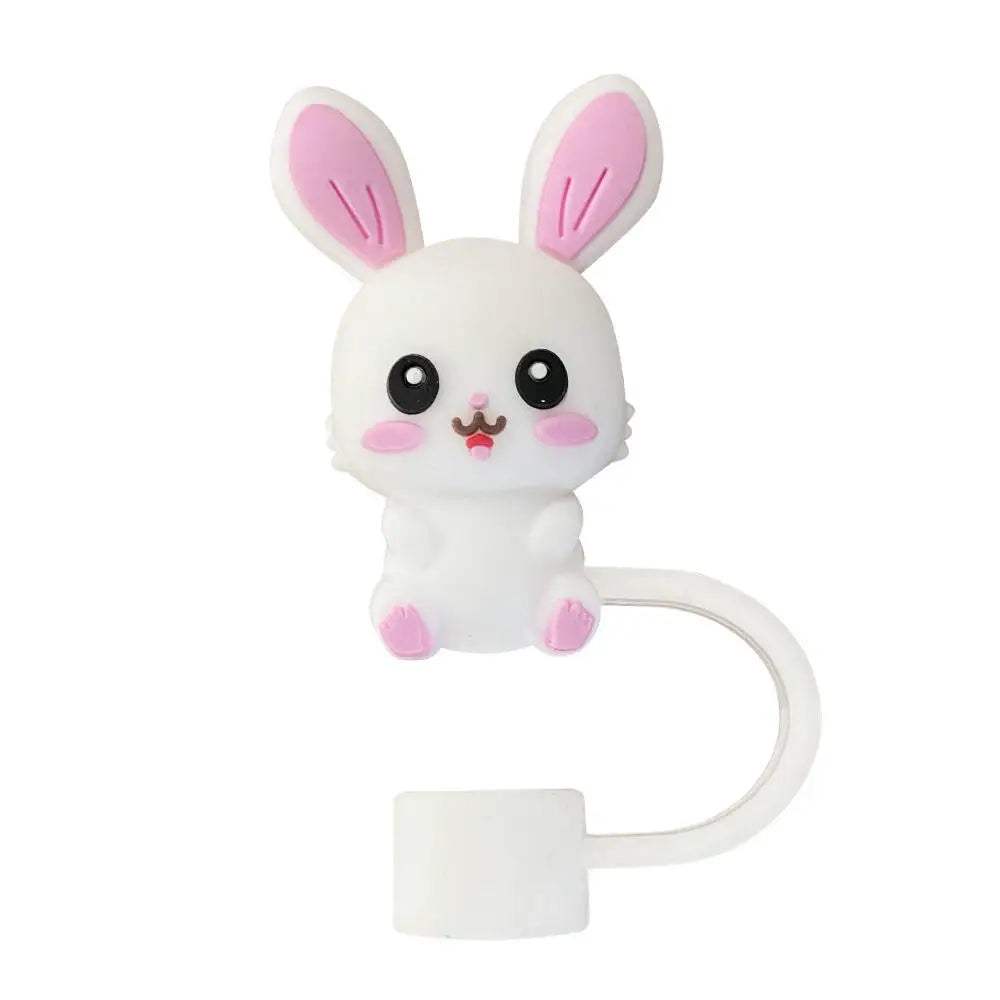 Flower Shape Straw Cover Compatible Stanley 30& Tumbler Soft Silicone