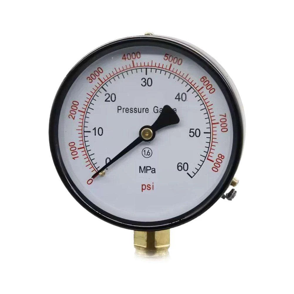 0-60Mpa Pressure Gauge for S60h Diesel Injector Nozzle Tester, 0-8000Psi Pressure Meter Testing Tool Oasis Select 60Mpa