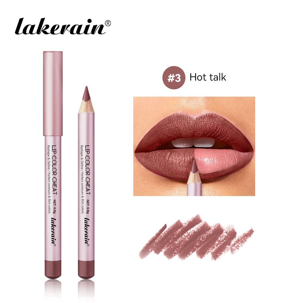 Mini Lip Liner Pen Pillow Intimacy High Color Define Sexy Lips Precision Waterproof Long-lasting Girlfriend Gifts Lip Liner Pen Oasis Select 3 hot talk