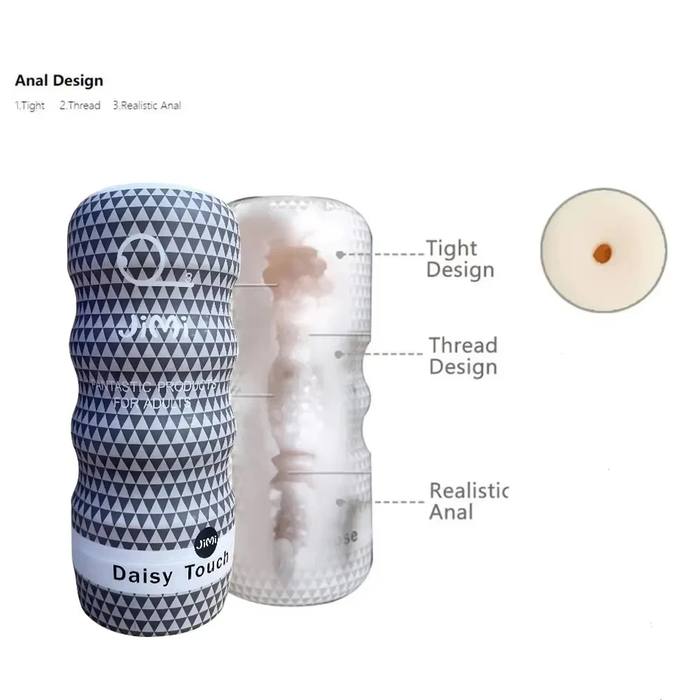 Realistic Vagina Anal Male Masturbator Soft Tight Pussy Erotic Adult Toys Penis Sex Toys for Men Masturbation Cup Adult Supplies Oasis Select
