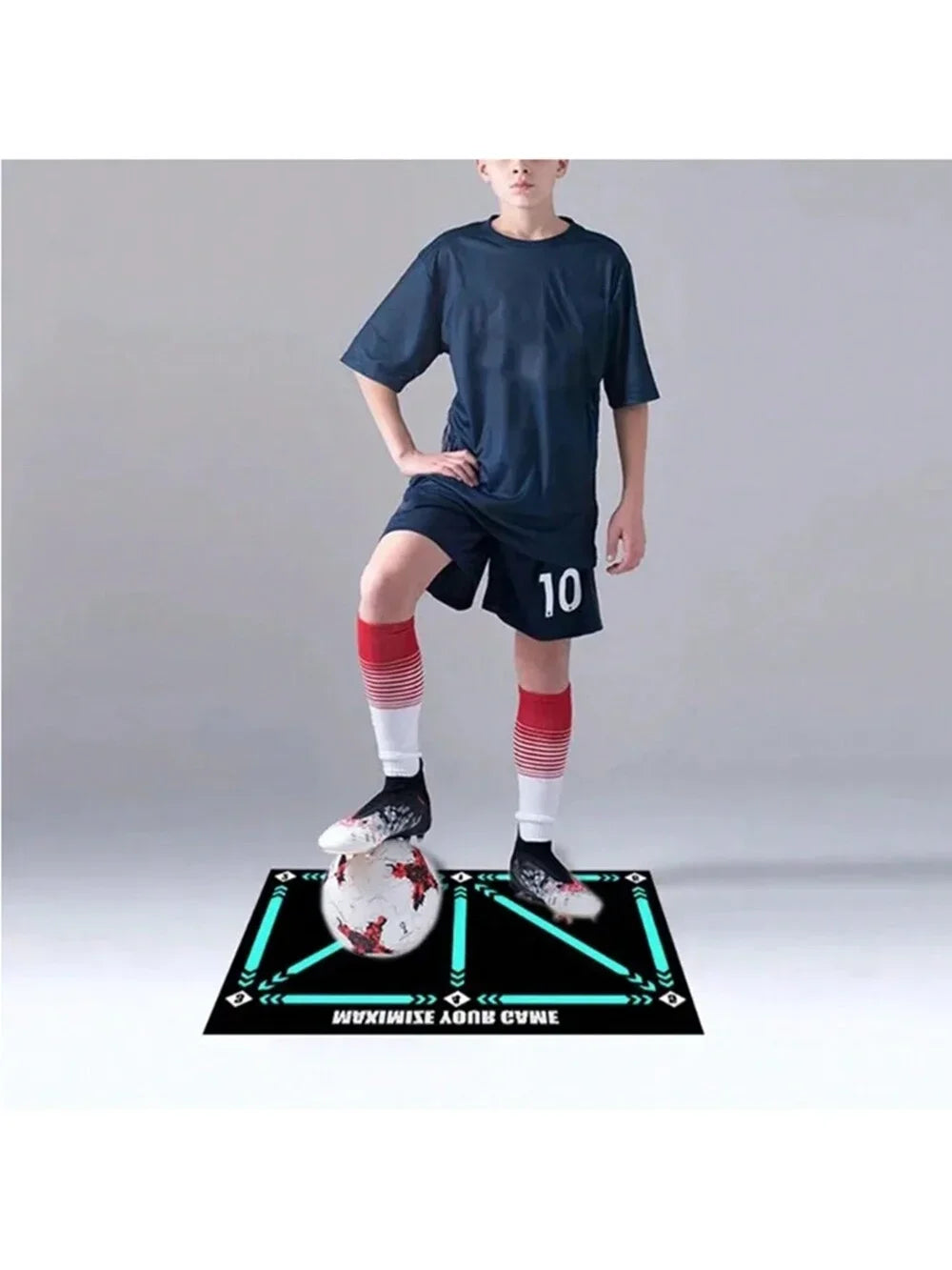 Soccer ball control training mat | Stable and silent rubber base | Digital Guidance Design | Improve ball sense, daily training Oasis Select