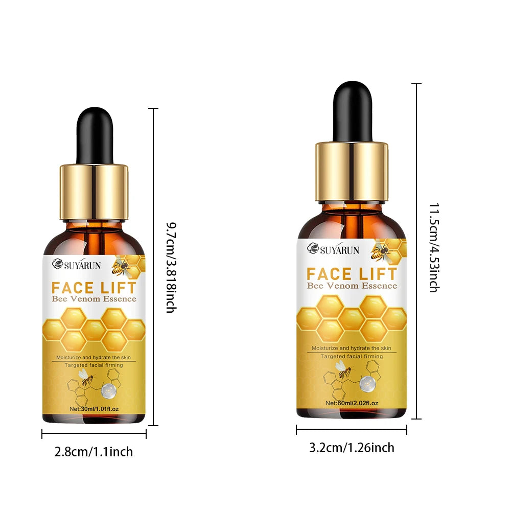 Bee Venom Anti-Wrinkle Essence Anti-Aging Polypeptide hyaluronic acid Essence Repair Moisturizing Firming Facial Skin Essence Oasis Select