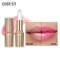 QIBEST Color Changing Glitter Lipstick – Moisturizing Lip Tint