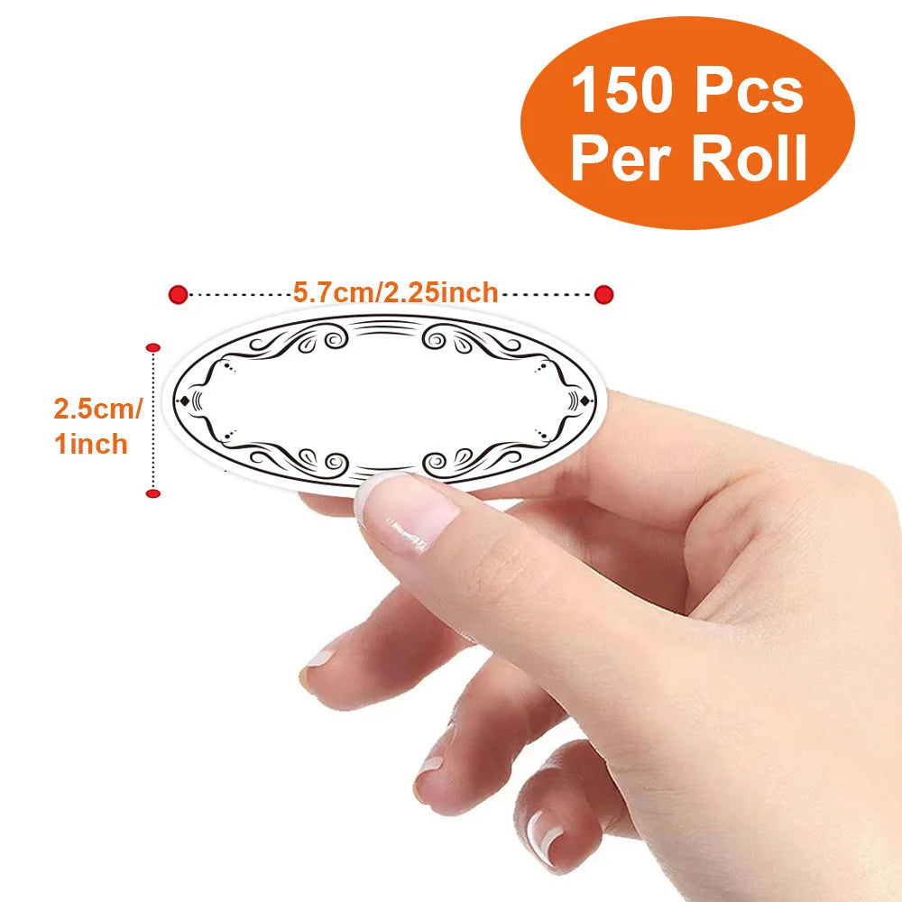 150/300pcs Classification Label Stickers, Coffee, Homemade Canned Food, Food Safety Date Catalog, Size 1*2.25 In, Kitchen, DIY Oasis Select