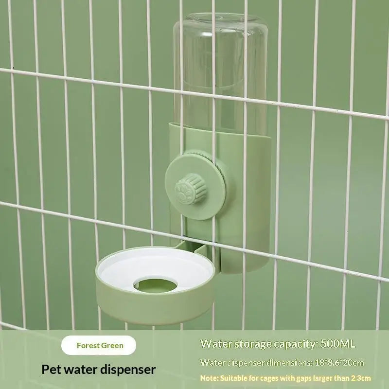 New Pet Chinchilla Hanging Feeding Waterer Easy Install Pigeon Rabbit Small Animal Automatic Feeding Water Bowl Pet Products Oasis Select D
