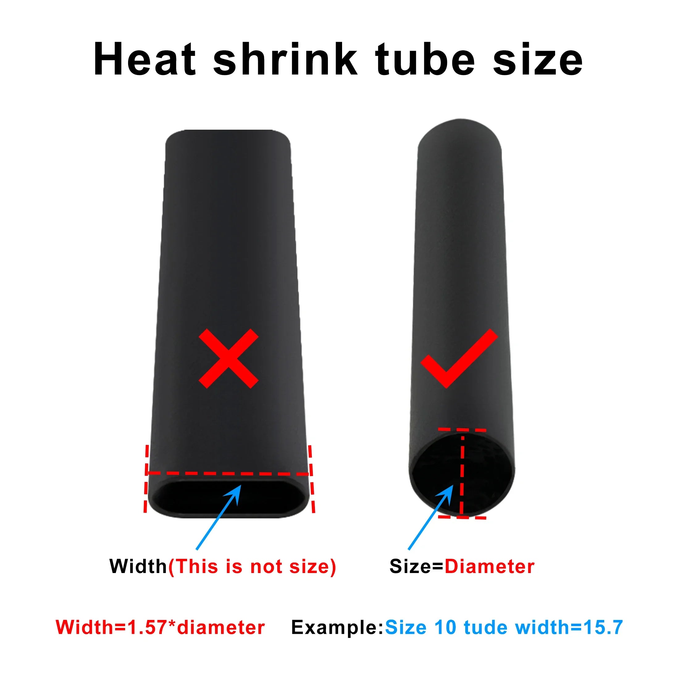 Thermoretractile Heat Shrink Tube with Glue Dual Wall 4/6/8/12/16/20mm Heat Shrinkable Tubing for Electrical Insulation Oasis Select
