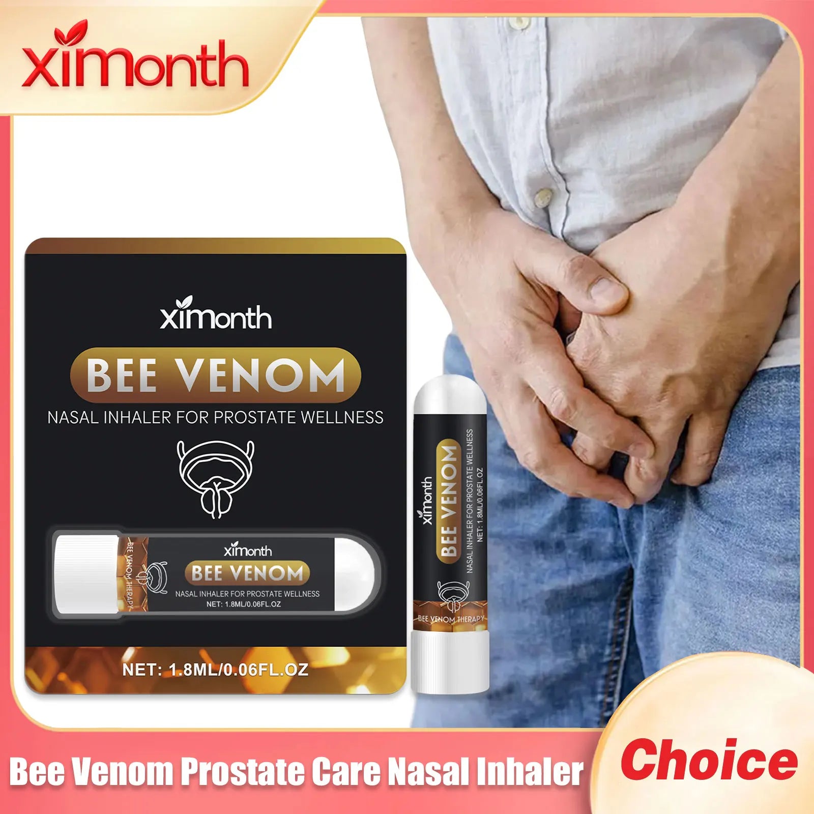 Ximonth Cooling Mint Nasal Inhaler Stick for Men – Energy Refresh