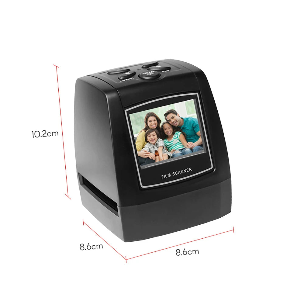 Portable Negative Film Scanner 35mm 135mm Slide Film Converter Photo Digital Image Viewer with 2.4 Oasis Select