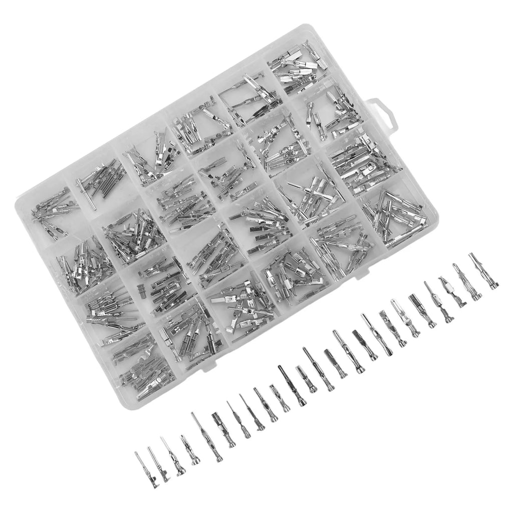 Automotive Wire Pins Kit 260Pcs Male and Female Crimp Terminals for Electrical Connectivity Suitable for 12V Applications Oasis Select