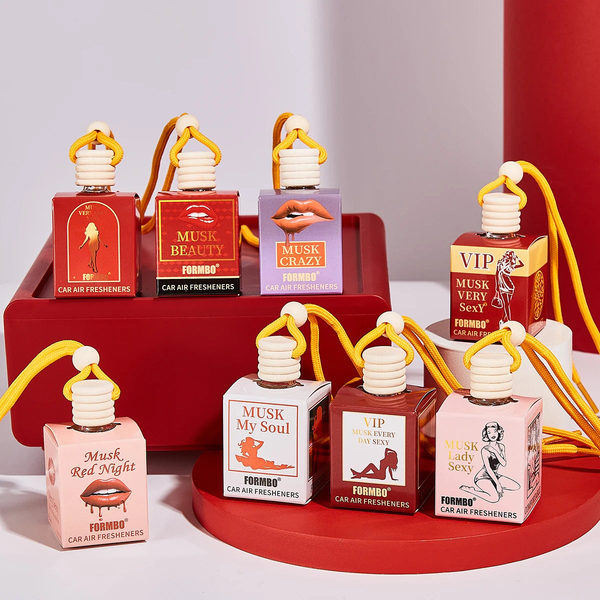 FORMBO Car Air Freshener – Lasting Fragrance & Deodorizer Car Air Freshener Oasis Select