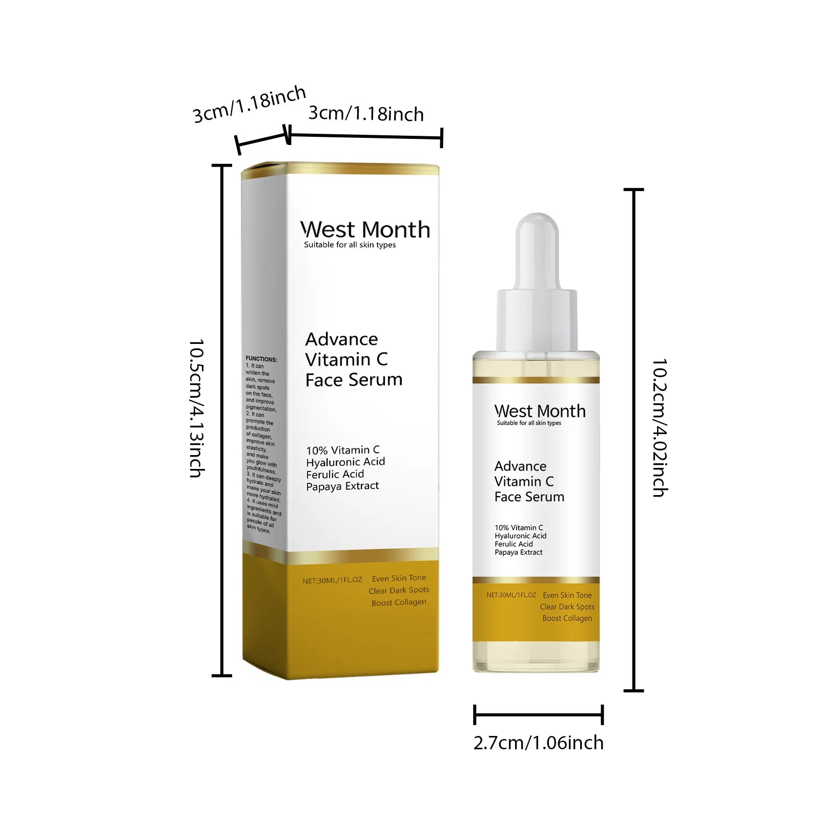 Vitamin C Face Serum – Dark Spot Corrector & Brightening Vitamin C Face Serum Oasis Select