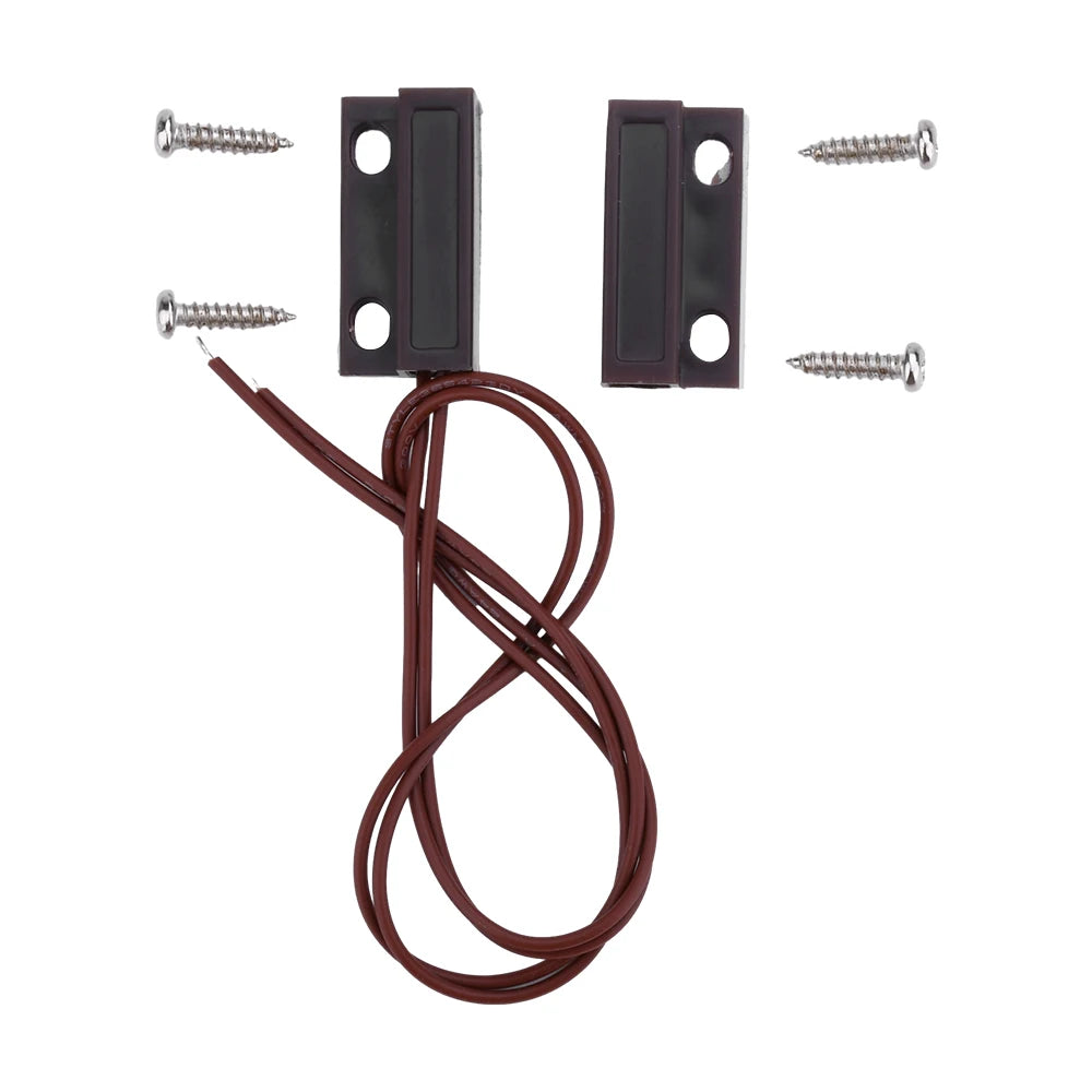 MC-38 Wired Door and Window Sensor Detector Magnetic Switch NC/NO, Suitable for Home Security Alarm System Oasis Select