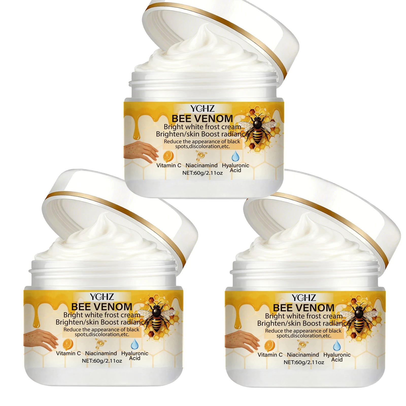YCHZ Bee Venom Brightening Cream – Dark Spot & Glow 60g