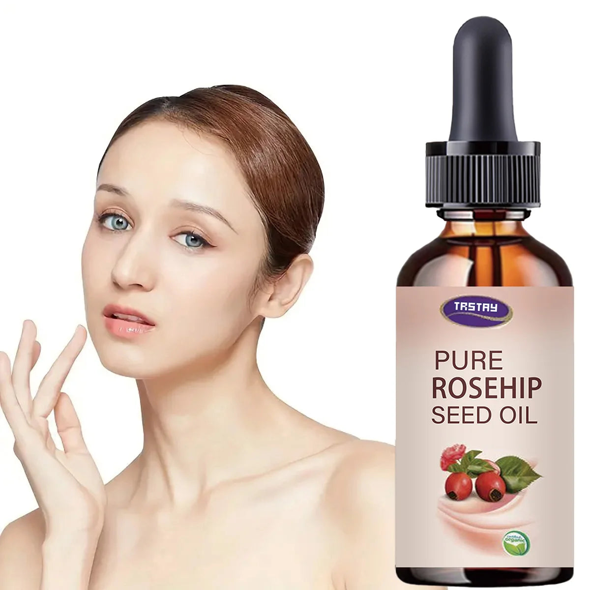 5ML/15ML/30ML/50ML/óleo de semente de rosa mosqueta pura reparação óleo de essência hidratante Oasis Select 5ML