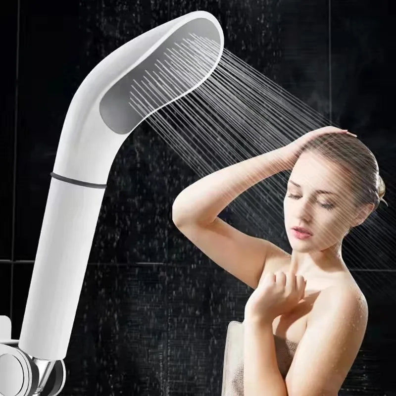 Booster Shower Head with Filter Low Water Pressure Handheld Sprayer Bathroom Shower Set for Home Bath Accessories Use Oasis Select
