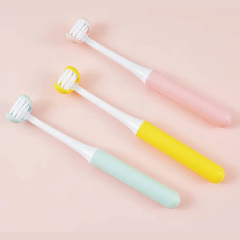 Kids U-Shaped 3D Toothbrush | Soft Silicone | Ages 4–12
