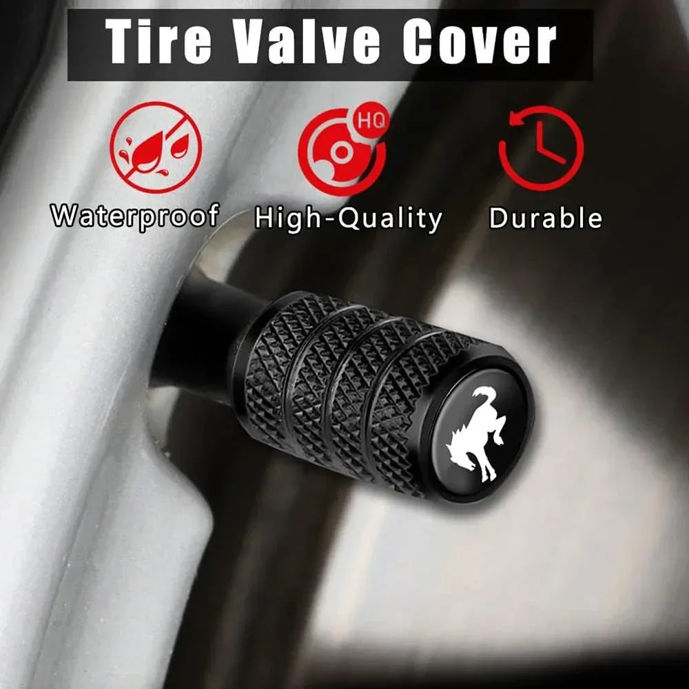 4Pcs Anti-Rust Anti Dust Valve Stem Cover,Car Tire Valve Caps for Bronco,Universal for Cars Trucks Motorcycles and Bikes Oasis Select