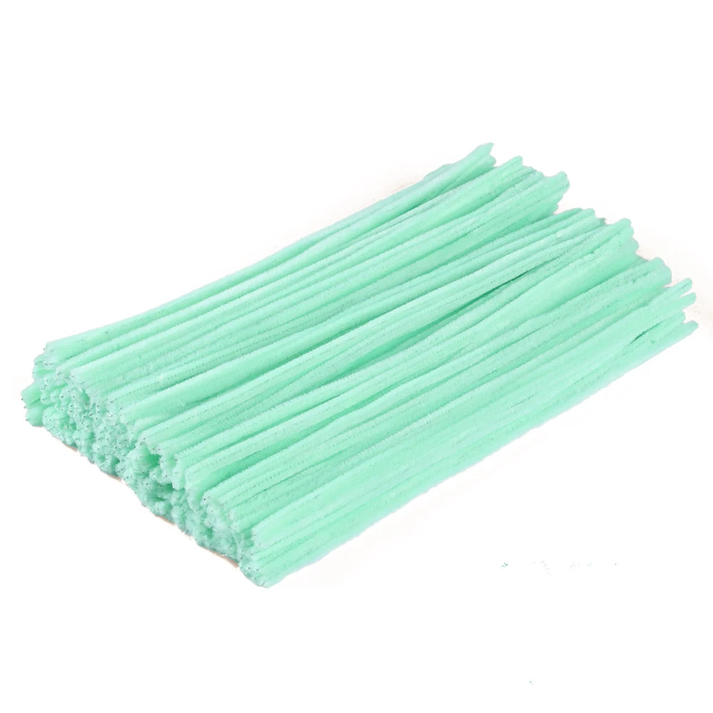 100pcs Mix Color Craft Wire for Handicrafts Twisting Stick DIY for Bouquets Halloween Christmas Easter Hair Jewelry Making Oasis Select Light Green 100pcs