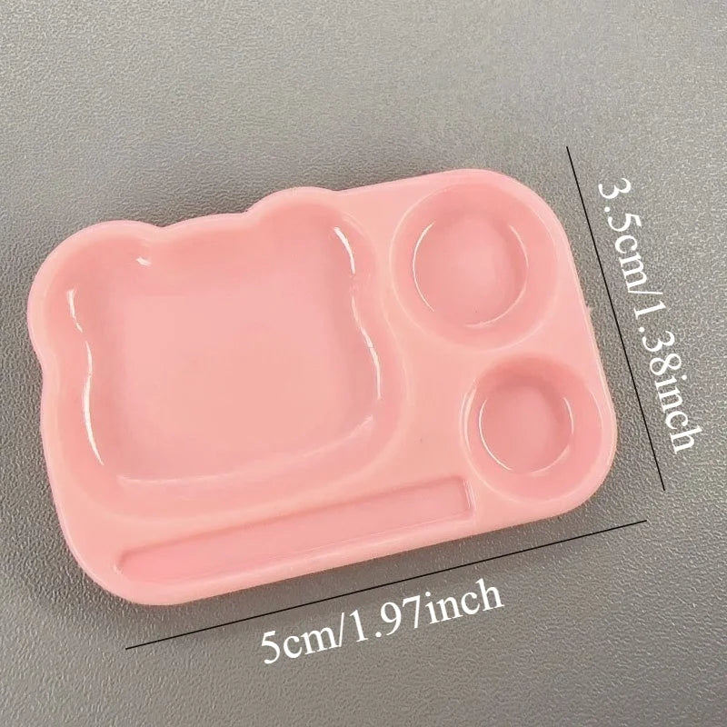 Mini Nail Art Mixing Palette – Cute Cartoon Reusable Tray for Gel Polish, Acrylic Paint & DIY Manicure Oasis Select