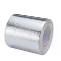Reflective Self Adhesive Tape Gold/Sliver High Temperature Heat Insulation Shield Wrap Tape Bandage 50mm x 5M Roll Universal Oasis Select Sliver