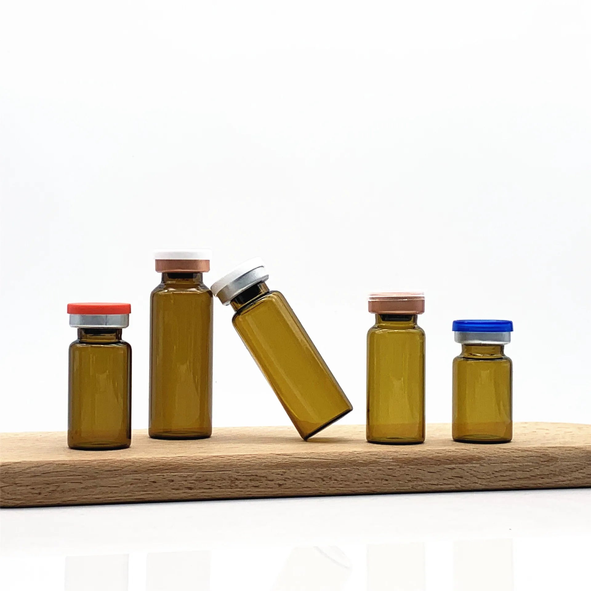 10-Pack Glass Vials 2ml–30ml | Cosmetic Serum & Powder Bottles Glass Cosmetic Vials Oasis Select