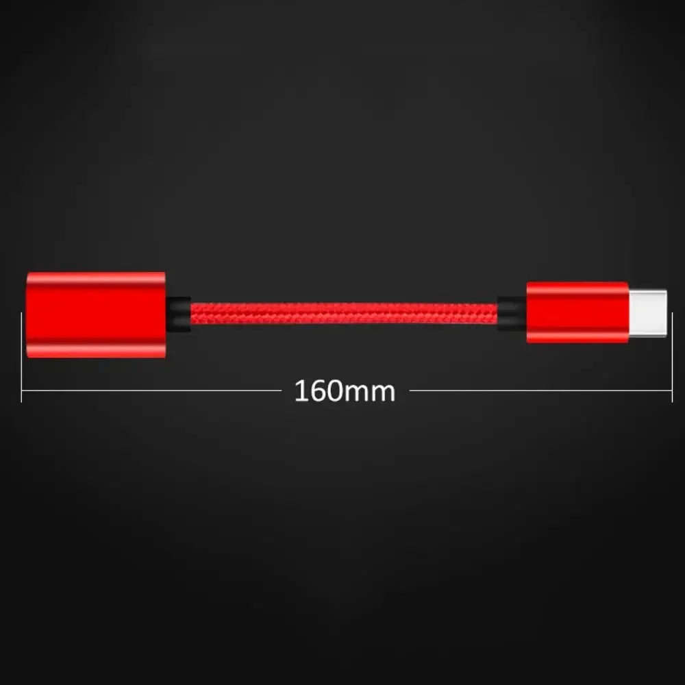 Short Digital Cables Converter Type C Cable Mobile Phone OTG Connector Cable OTG USB Cable USB to Type C Adapter OTG Data Cable Oasis Select