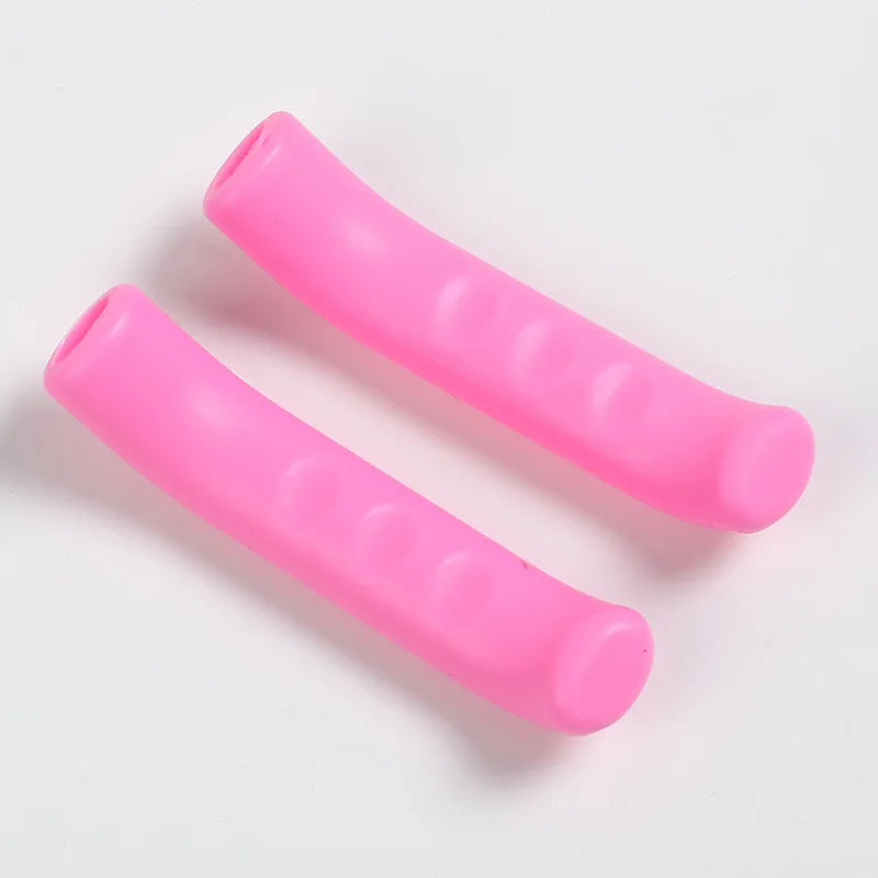 1/2Pair Bicycle Brake Handle Protection Cover Mountain Road Bike Brake Lever Protection Anti Slip Gel Sleeve Cycling Accessories Oasis Select 1pairs Pink