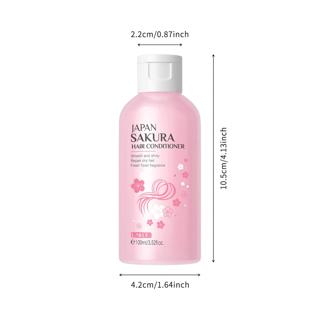 LAIKOU Sakura Shampoo & Conditioner – Repair, Anti-Dandruff Shampoo & Conditioner Oasis Select HairConditioner100ml