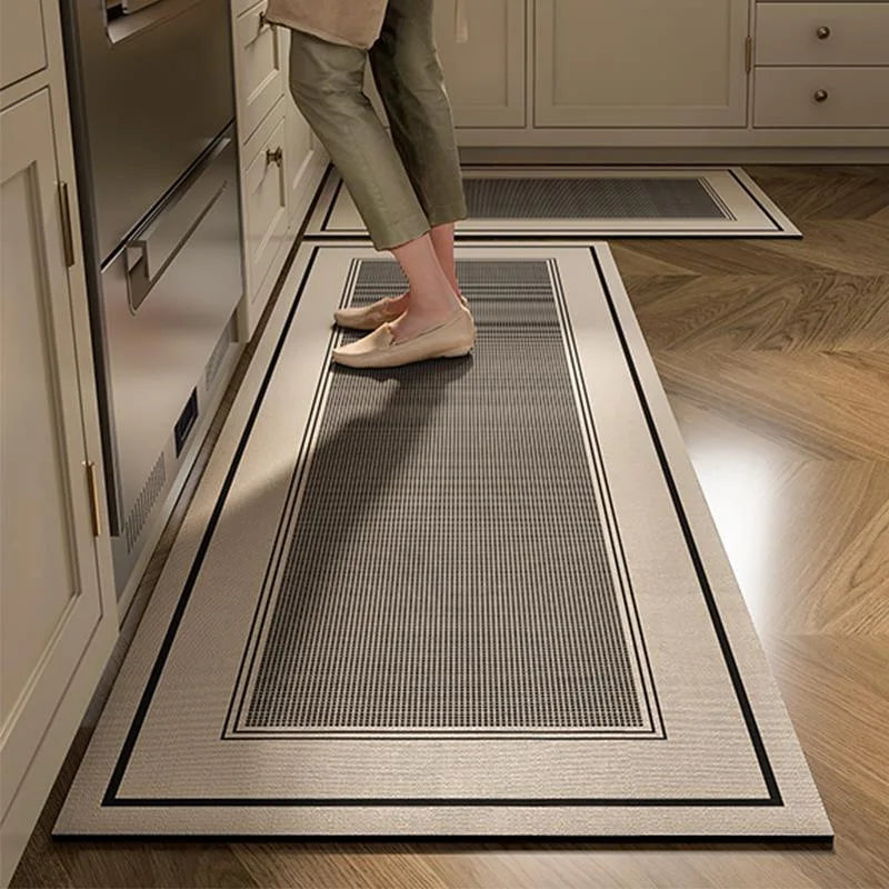 New Soft diatom mud absorbent kitchen carpet stain-resistant floor mats simple floor mats restaurant floor mats Oasis Select A 40x120cm