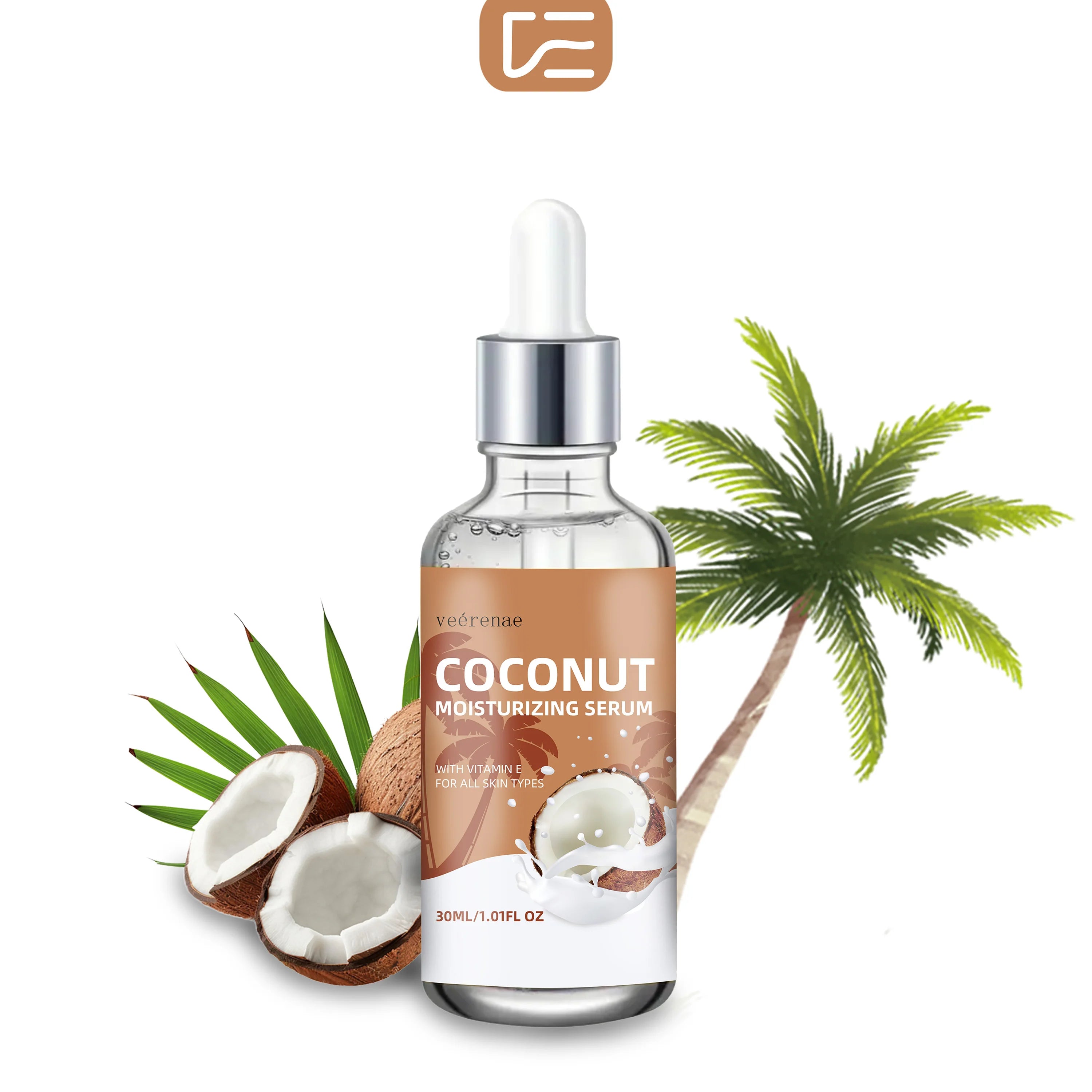 veérenae Coconut Face Serum – Firming & Smoothing All Skin Types