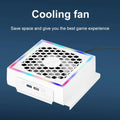 LED Cooling Fan Cooler 3 Gears Adjustable 5V 2.4A Light Strip 7 Lighting Modes Decoration Gaming Accessories for Xbox Series S Oasis Select China Mainland