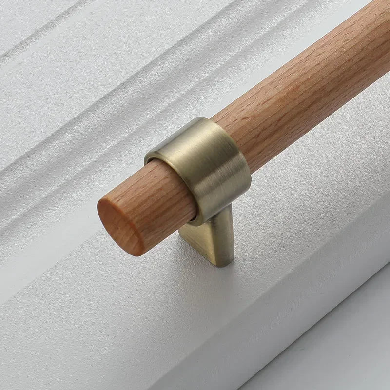Wood Handles for Furniture Bronze in Cabinet Pulls and Modern Black Kitchen Doors Drawer Kids Gold Adjustable Knobs 128mm 160mm Oasis Select