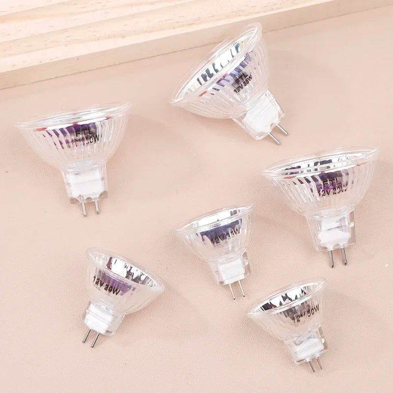 AC/DC 12V Halogen Bulb Lamp Cup Light MR11 MR16 GU5.3 GU10 High Brightness Spotlight Oasis Select