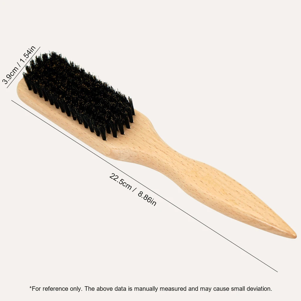 Wooden Bristle Hair Brush Set – All Hair Types | Detangle & Style Hair Brush Set Oasis Select