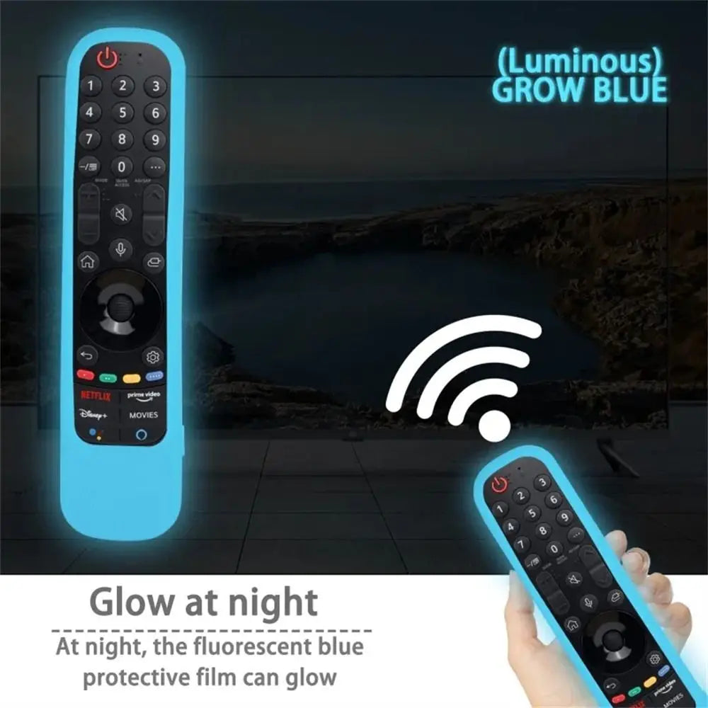 Soft Silicone Case Cover for LG MR21GA MR21N MR21GC Remote Control Cover for LG Oled TV Magic Remote MR21GA Oasis Select