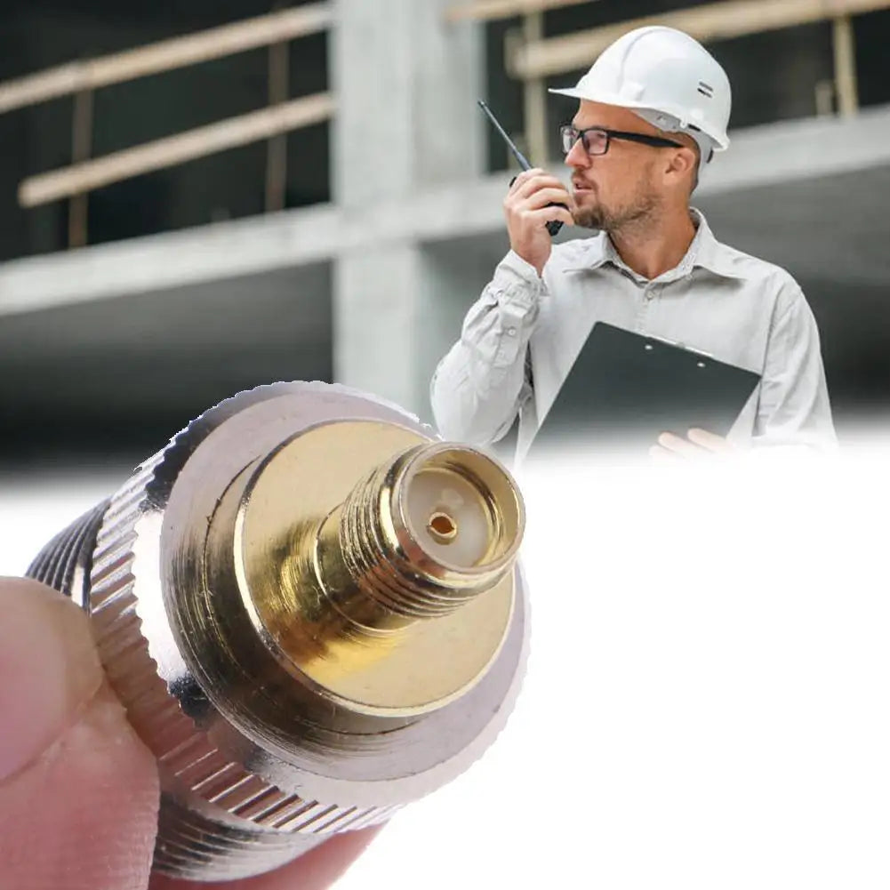 Coaxial RF Walkie-Talkie Antenna Adapter JXRF Connector SMA UHF Female For Baofeng To Femal Oasis Select
