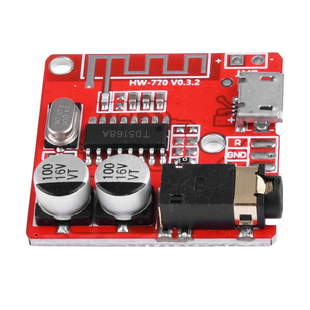 1-10pcs Bluetooth Audio Receiver Board Bluetooth 5.0 MP3 Lossless Car Audio Decoder Board Wireless Stereo Music Module 3.7-5V Oasis Select