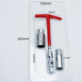 1Pcs 3 in 1 Car Motorcycle Repairing Tool Car Tool Kit Spark Plug Removal Tool Socket Wrench 16Mm /18Mm/21Mmt-Handle Wrench Oasis Select 3Pcs