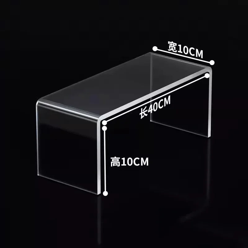 Acrylic U-Shape Desktop Storage Rack | Cosmetics & Shelf Organizer