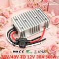 36V 48V to 12V 30A 360W New High Efficiency Buck Module DC DC Step Down Converter CE RoHS with Fuse Voltage Reducer Oasis Select Default Title