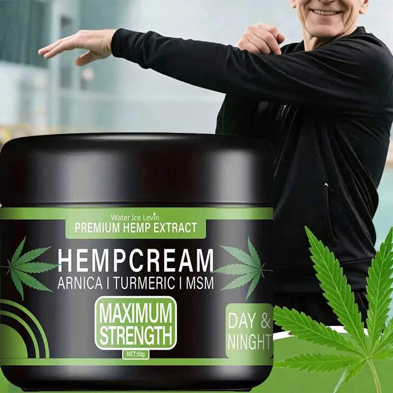 Premium Hemp Extract Cream with Arnica, Turmeric & MSM for Soothing Skin Relief, Nourishing & Moisturizing. Oasis Select