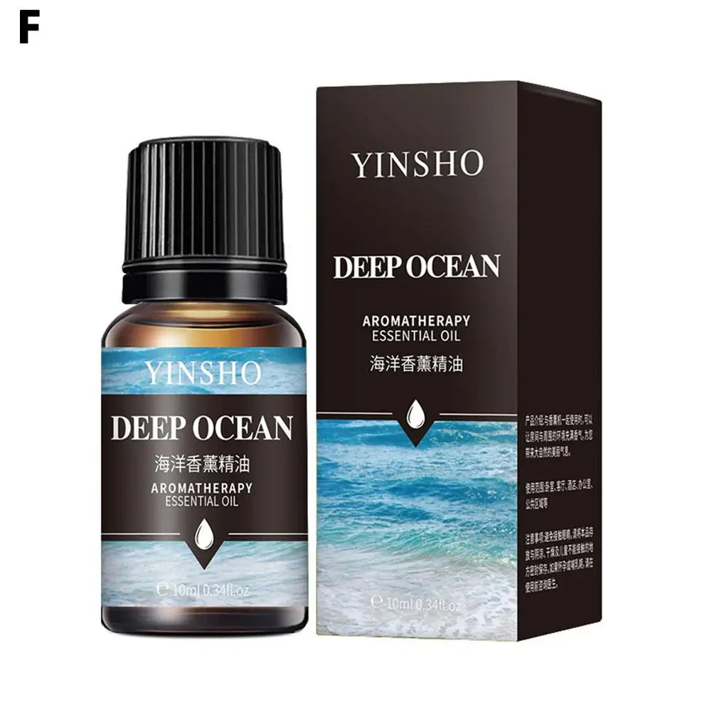 2025 NEW 10ml Essential Oils For Aroma Diffuser AirHumidifier Home Water-soluble Lavender Car Air Fresheners Perfume Refill Oasis Select ocean