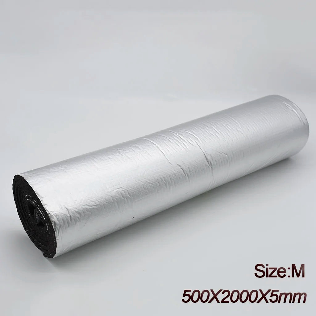 Car Sound Deadening Mat 5mm 10mm Heat Noise Insulation Pad 2000x500mm 250x400mm Hood Roof Door Wall Acoustic Foam Accessory Oasis Select 500mmx2000mmx5mm