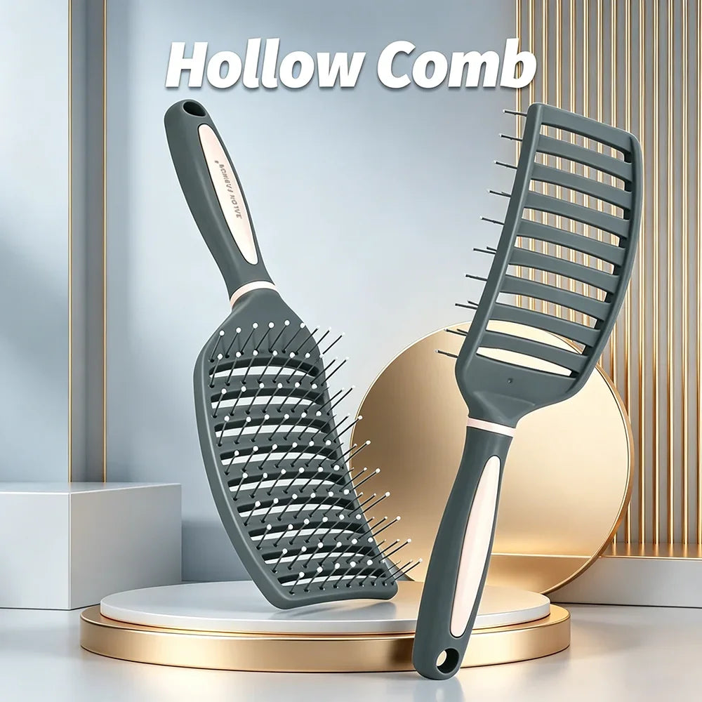 Detangling Hair Brush – Bristle & Nylon Scalp Massage Comb Detangling Hair Brush Oasis Select