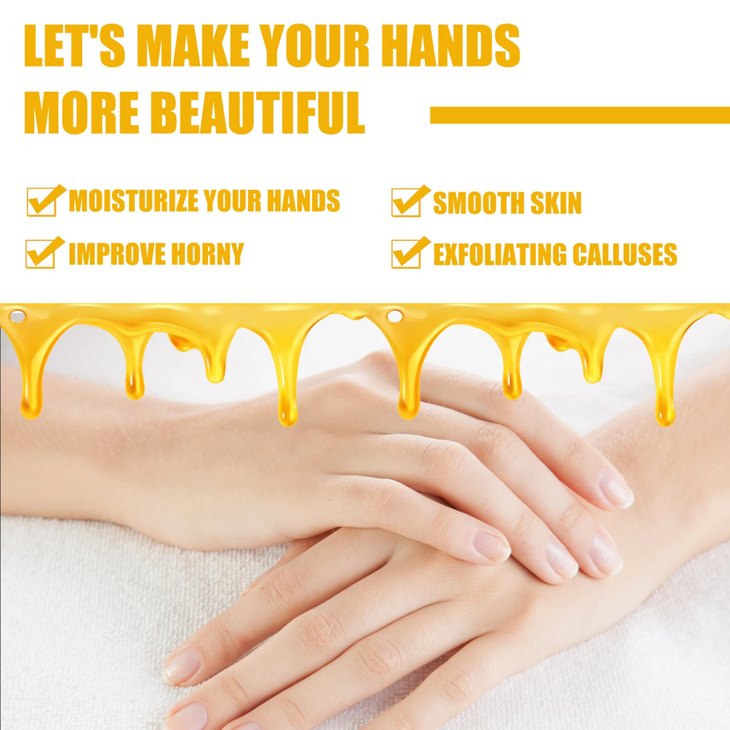 Milk & Honey Hand Wax Peel-Off Mask – Exfoliate & Moisturize Hand Wax Peel Mask Oasis Select